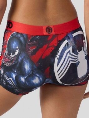PSD Venom Graphic Boy Shorts - Red, Black, Blue